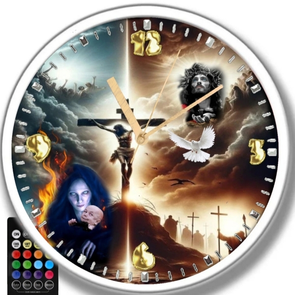 Religious clock - Picture 3 of 4